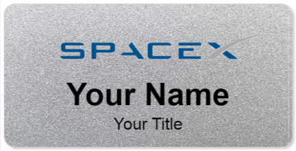 Custom name badges for SpaceX