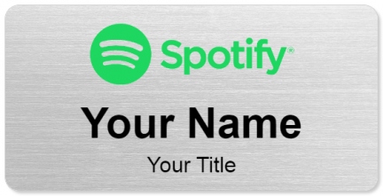 Custom name badges for Spotify