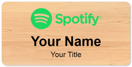 Custom name badges for Spotify