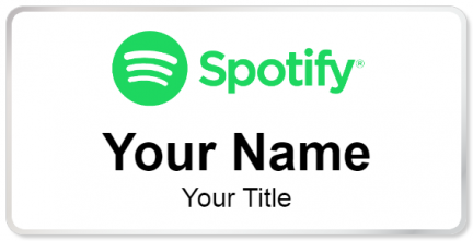 Custom name badges for Spotify