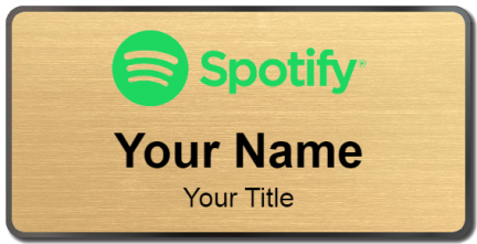 Custom name badges for Spotify
