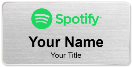 Custom name badges for Spotify