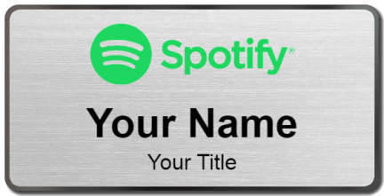 Custom name badges for Spotify