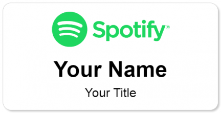 Custom name badges for Spotify