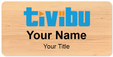 Custom name badges for Tivibu