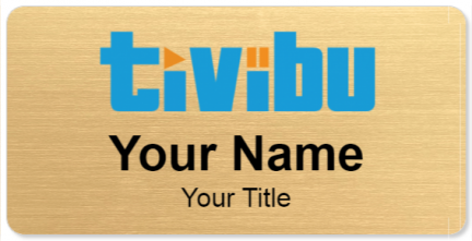 Custom name badges for Tivibu