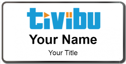 Custom name badges for Tivibu