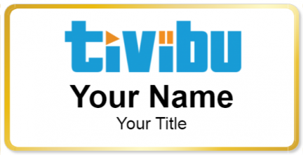 Custom name badges for Tivibu