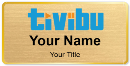 Custom name badges for Tivibu