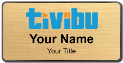 Custom name badges for Tivibu