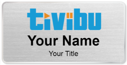 Custom name badges for Tivibu