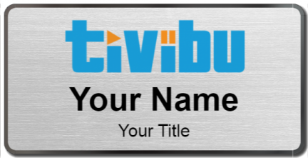 Custom name badges for Tivibu