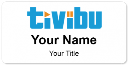 Custom name badges for Tivibu