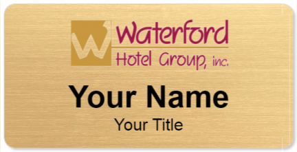 Custom name badges for Waterford Hotel Group