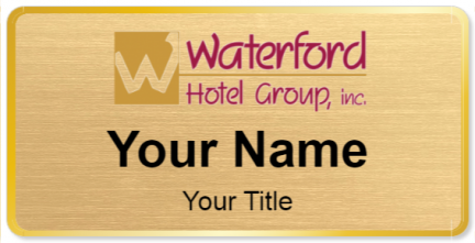 Custom name badges for Waterford Hotel Group