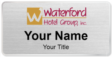 Custom name badges for Waterford Hotel Group