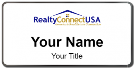 Custom name badges for Realty Connect USA
