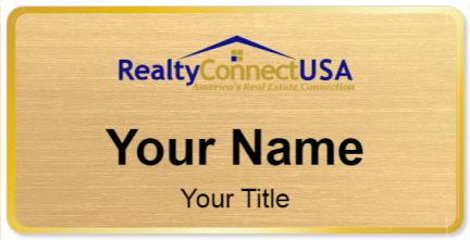 Custom name badges for Realty Connect USA