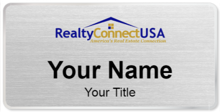 Custom name badges for Realty Connect USA