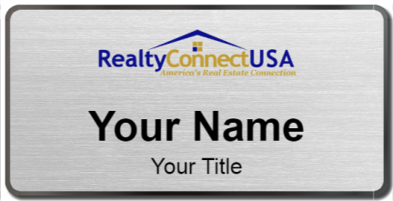 Custom name badges for Realty Connect USA