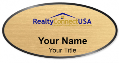 Custom name badges for Realty Connect USA