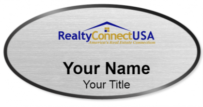 Custom name badges for Realty Connect USA