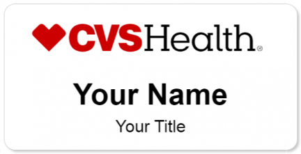 Custom name badges for CVS Health