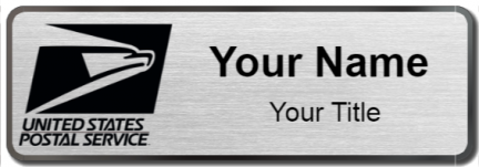 Custom name badges for United States Postal Service