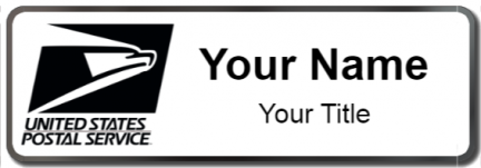 Custom name badges for United States Postal Service