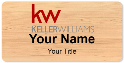 Custom name badges for Keller Williams