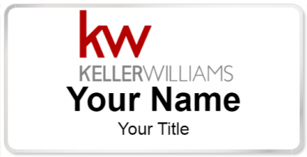 Custom name badges for Keller Williams