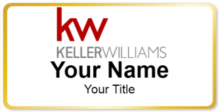 Custom name badges for Keller Williams