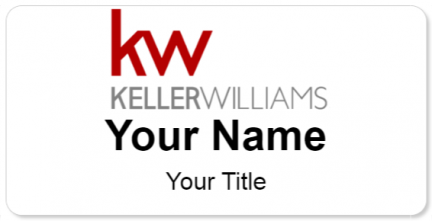 Custom name badges for Keller Williams