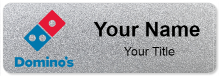 Custom name badges for Dominos