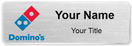 Custom name badges for Dominos