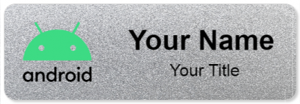 Custom name badges for android