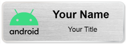 Custom name badges for android