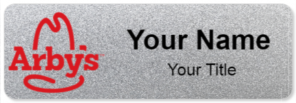 Custom name badges for Arbys