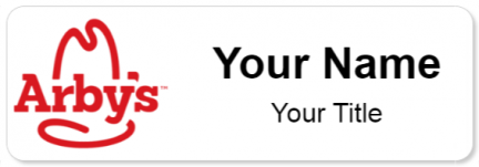 Custom name badges for Arbys