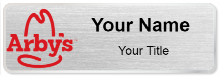 Custom name badges for Arbys
