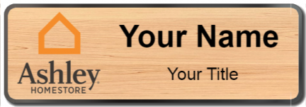 Custom name badges for Ashley Furniture