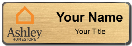 Custom name badges for Ashley Furniture