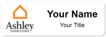 Custom name badges for Ashley Furniture