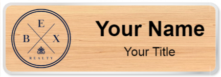 Custom name badges for Boca Executive Realty