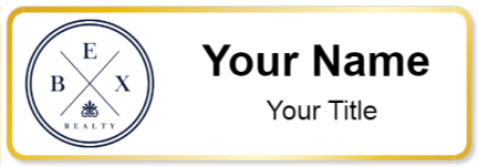 Custom name badges for Boca Executive Realty