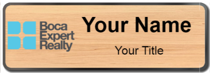 Custom name badges for Boca Expert Realty
