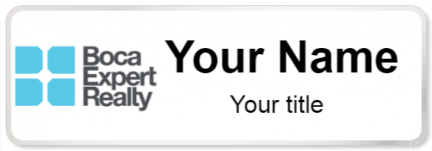 Custom name badges for Boca Expert Realty