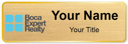 Custom name badges for Boca Expert Realty