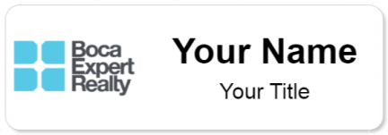 Custom name badges for Boca Expert Realty