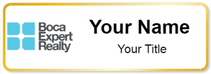 Custom name badges for Boca Expert Realty